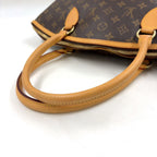 Louis Vuitton Rock It Oriental Monogram Leather Brown Tote Gold — view 5