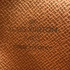 Louis Vuitton Danube Monogram Leather Brown Light Shoulder Bag Gold — view 4