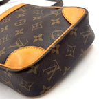 Louis Vuitton Danube Monogram Leather Brown Light Shoulder Bag Gold — view 5