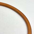Louis Vuitton Looping MM Monogram Leather Brown Light Handbag Gold — view 5