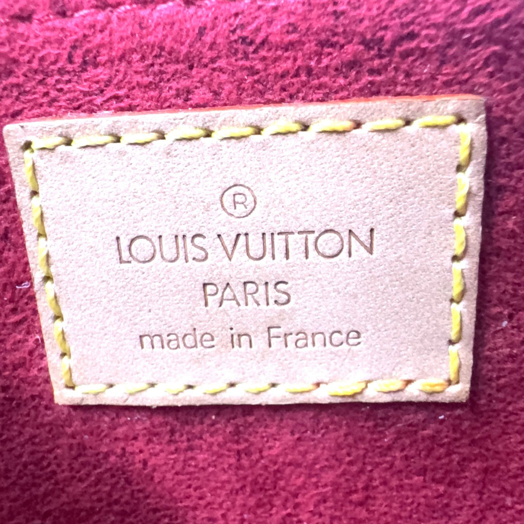 Louis Vuitton Tambourine Monogram Leather Brown Shoulder Bag Gold — view 4