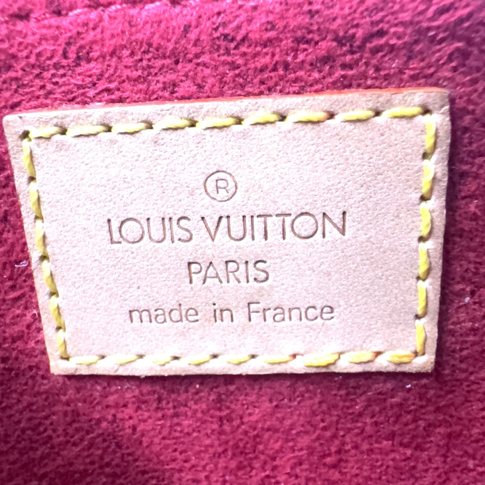 Louis Vuitton Tambourine Monogram Leather Brown Shoulder Bag Gold — view 4