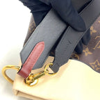 Louis Vuitton Roulis Besace Monogram Leather Ivory Brown Shoulder Bag Gold — view 7