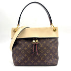 Louis Vuitton Roulis Besace Monogram Leather Ivory Brown Shoulder Bag Gold