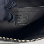 Louis Vuitton Pochette Discovery Monogram Eclipse Leather Black Clutch Silver — view 4