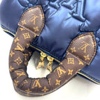 Louis Vuitton Speedy Bandouliere 25 Monogram LV Pillow Leather Nylon Navy — view 8