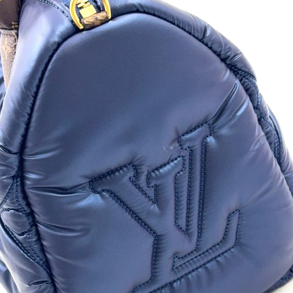 Louis Vuitton Speedy Bandouliere 25 Monogram LV Pillow Leather Nylon Navy — view 7