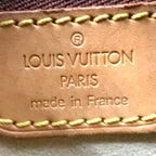 Louis Vuitton Looping MM Monogram Leather Brown Light Handbag Gold — view 4