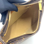 Louis Vuitton Looping MM Monogram Leather Brown Light Handbag Gold — view 3