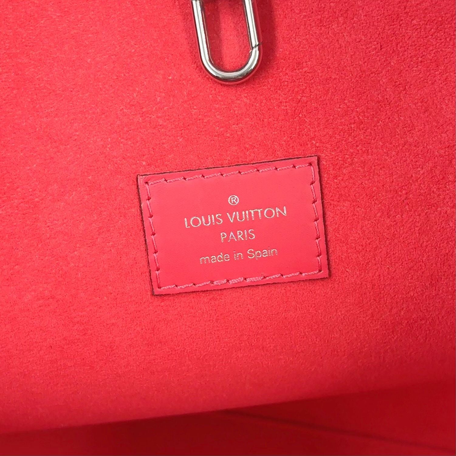 Louis Vuitton Neverfull MM Epi Leather Pink Tote Silver — view 4