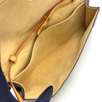 Louis Vuitton Pochette Twin GM Monogram Leather Brown Shoulder Bag Gold — view 3