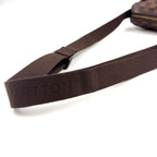 Louis Vuitton Trotteur Beaubourg Damier Ebene Leather Brown Shoulder Bag Gold — view 5