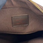 Louis Vuitton Trotteur Beaubourg Damier Ebene Leather Brown Shoulder Bag Gold — view 4