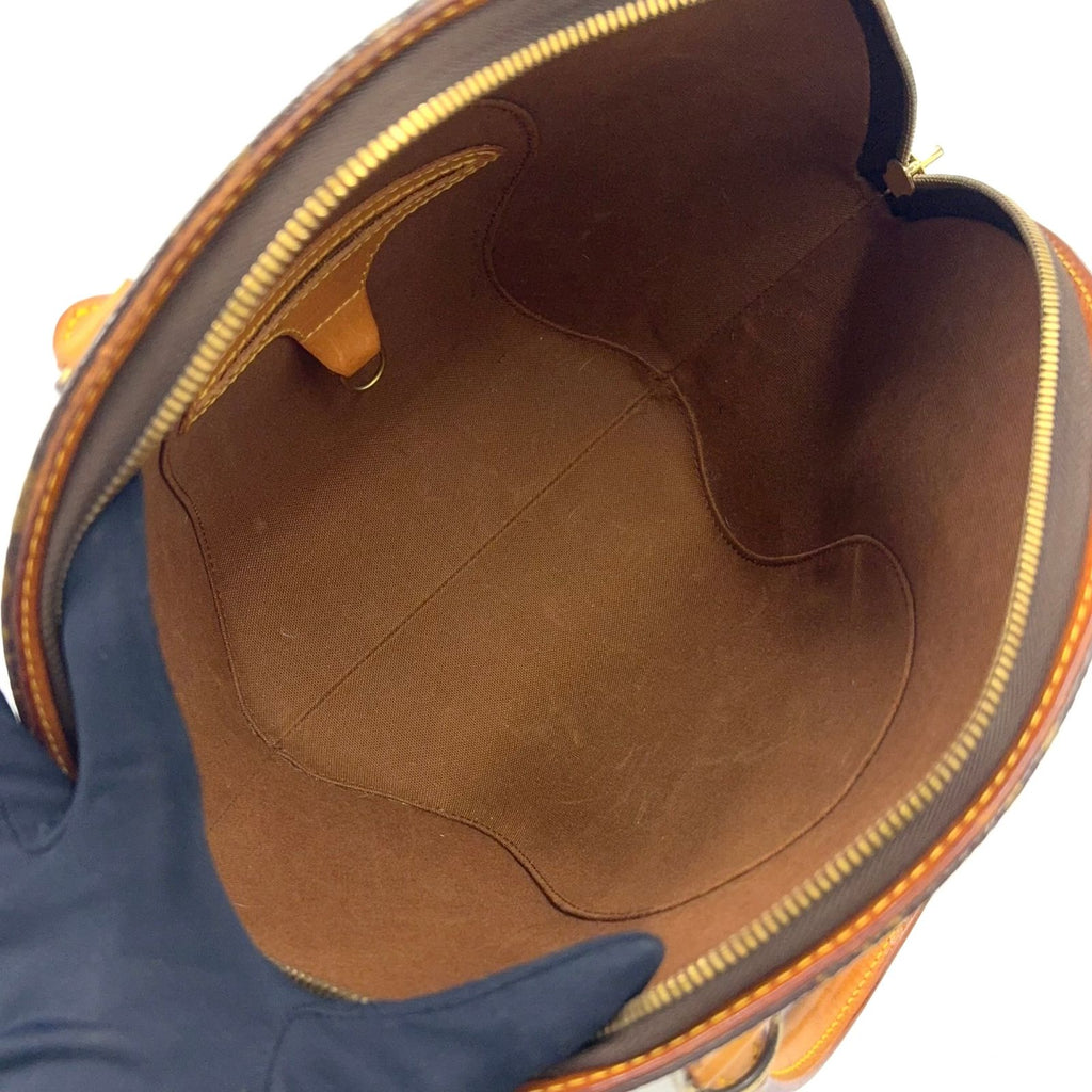 Louis Vuitton Ellipse PM Monogram Leather Brown Handbag Gold — view 3