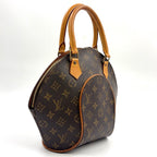 Louis Vuitton Ellipse PM Monogram Leather Brown Handbag Gold — view 2