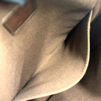 Louis Vuitton Trotteur Beaubourg Damier Ebene Leather Brown Shoulder Bag Gold — view 7