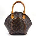 Louis Vuitton Ellipse PM Monogram Leather Brown Handbag Gold