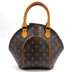 Louis Vuitton Ellipse PM Monogram Leather Brown Handbag Gold