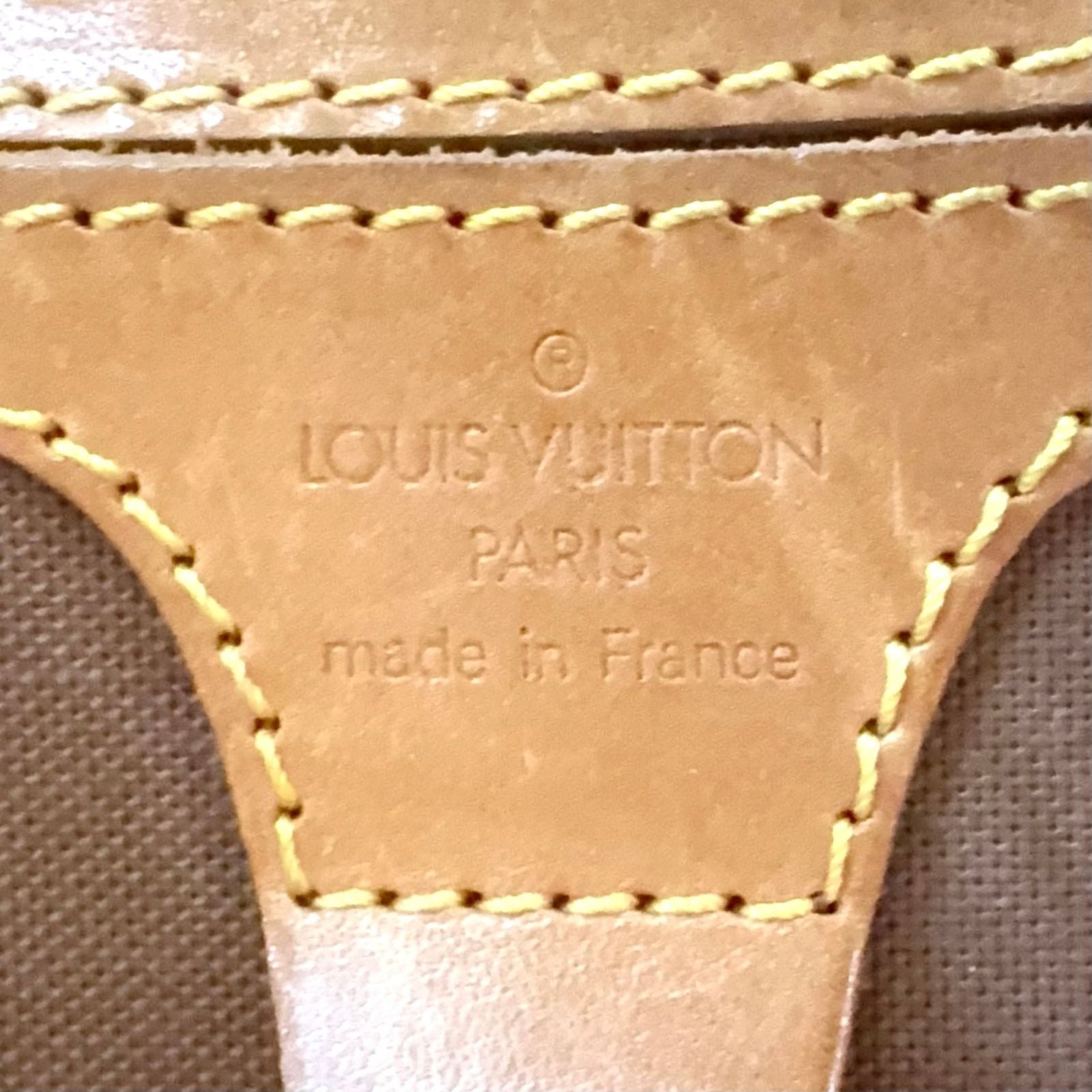 Louis Vuitton Ellipse PM Monogram Leather Brown Handbag Gold — view 4