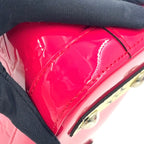 Louis Vuitton Alma BB Monogram Vernis Hot Pink Leather Enamel White Handbag — view 7