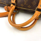 Louis Vuitton Keepall Bandouliere 60 Monogram Leather Brown Boston Bag Gold — view 6