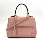 Louis Vuitton Cluny BB Epi 2-Way Shoulder Leather Light Pink Handbag Silver