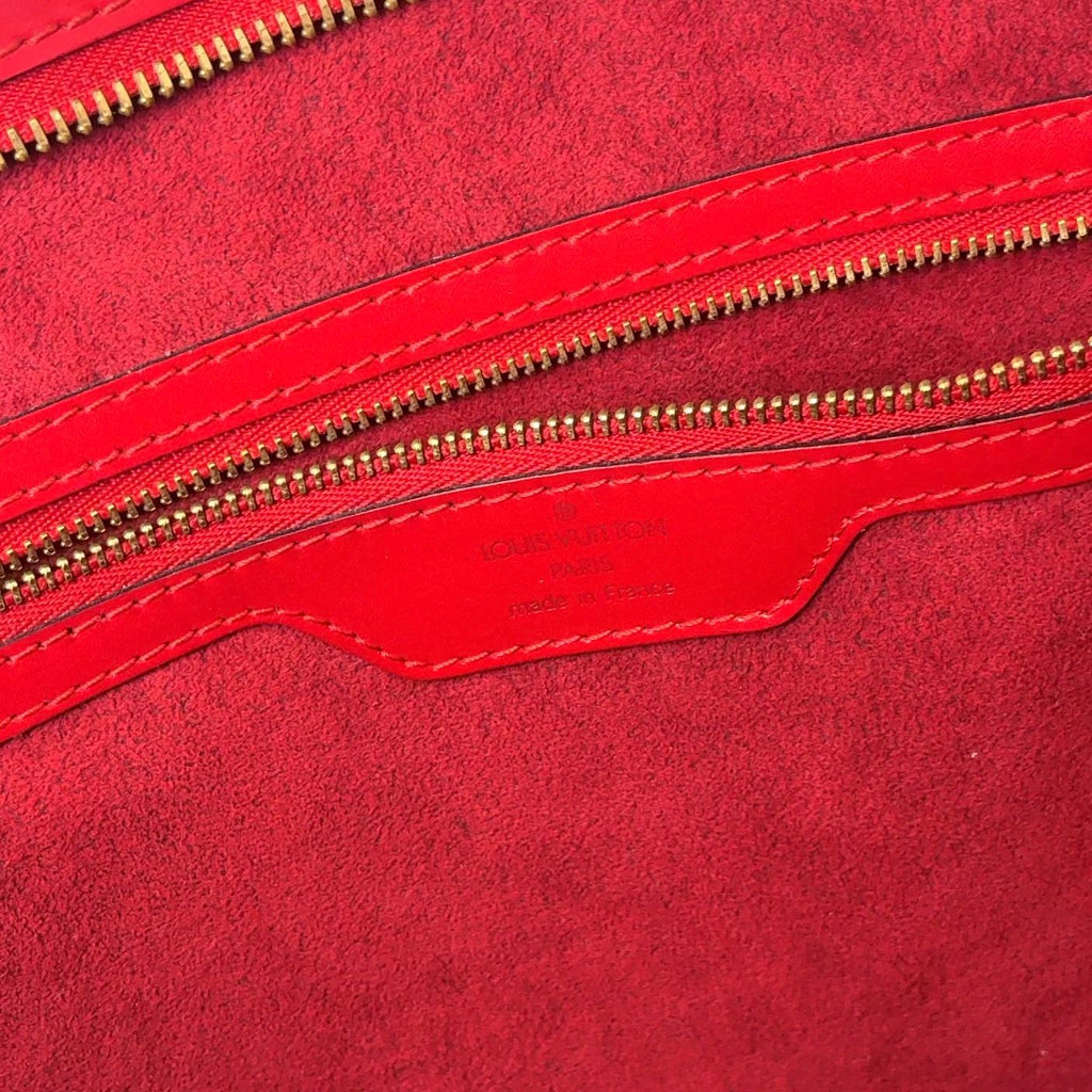 Louis Vuitton Saint Jacques Shopping Epi Castilian Red Leather Shoulder Bag Gold — view 4