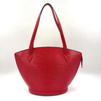 Louis Vuitton Saint Jacques Shopping Epi Castilian Red Leather Shoulder Bag Gold