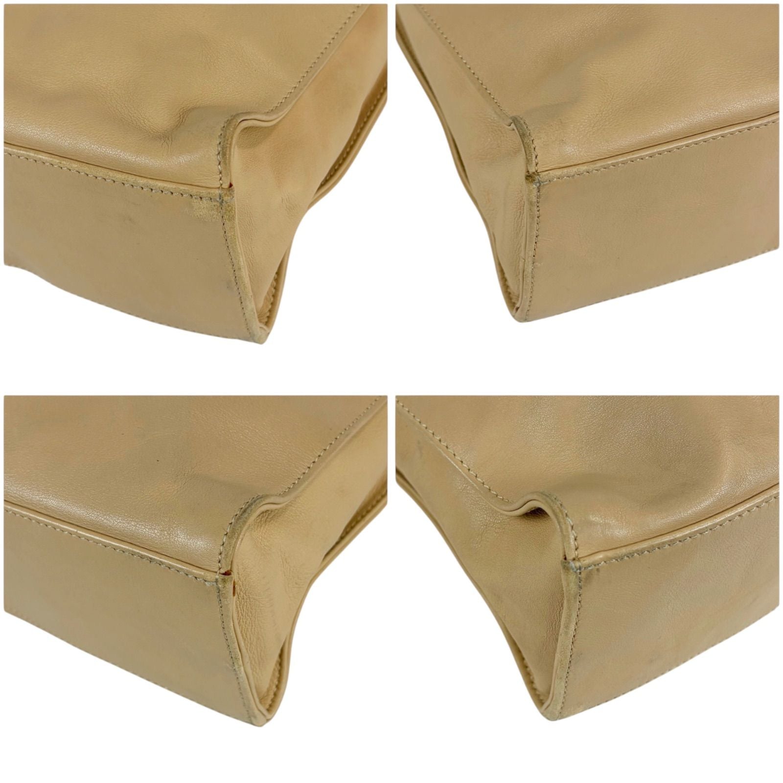 Gucci Jackie Hobo Leather Line Shoulder Beige — view 5