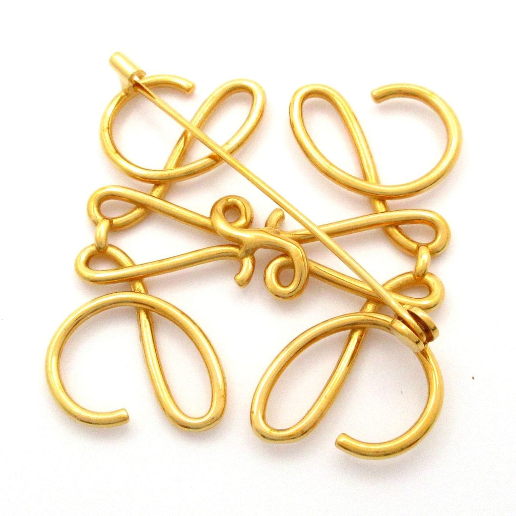 Loewe Brooch Gold Anagram — view 2