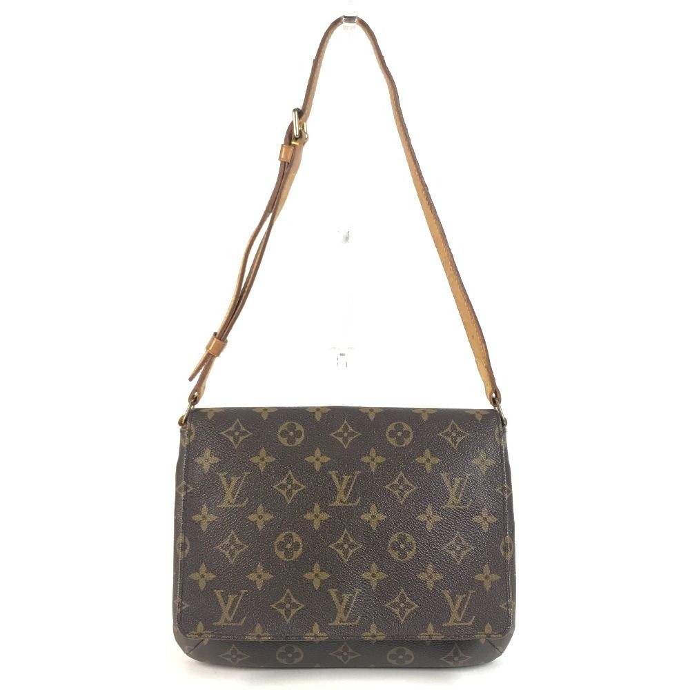 Louis Vuitton Shoulder Bag Musette Tango Monogram Canvas Brown