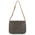 Louis Vuitton Shoulder Bag Musette Tango Monogram Canvas Brown