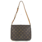 Louis Vuitton Shoulder Bag Musette Tango Monogram Canvas Brown