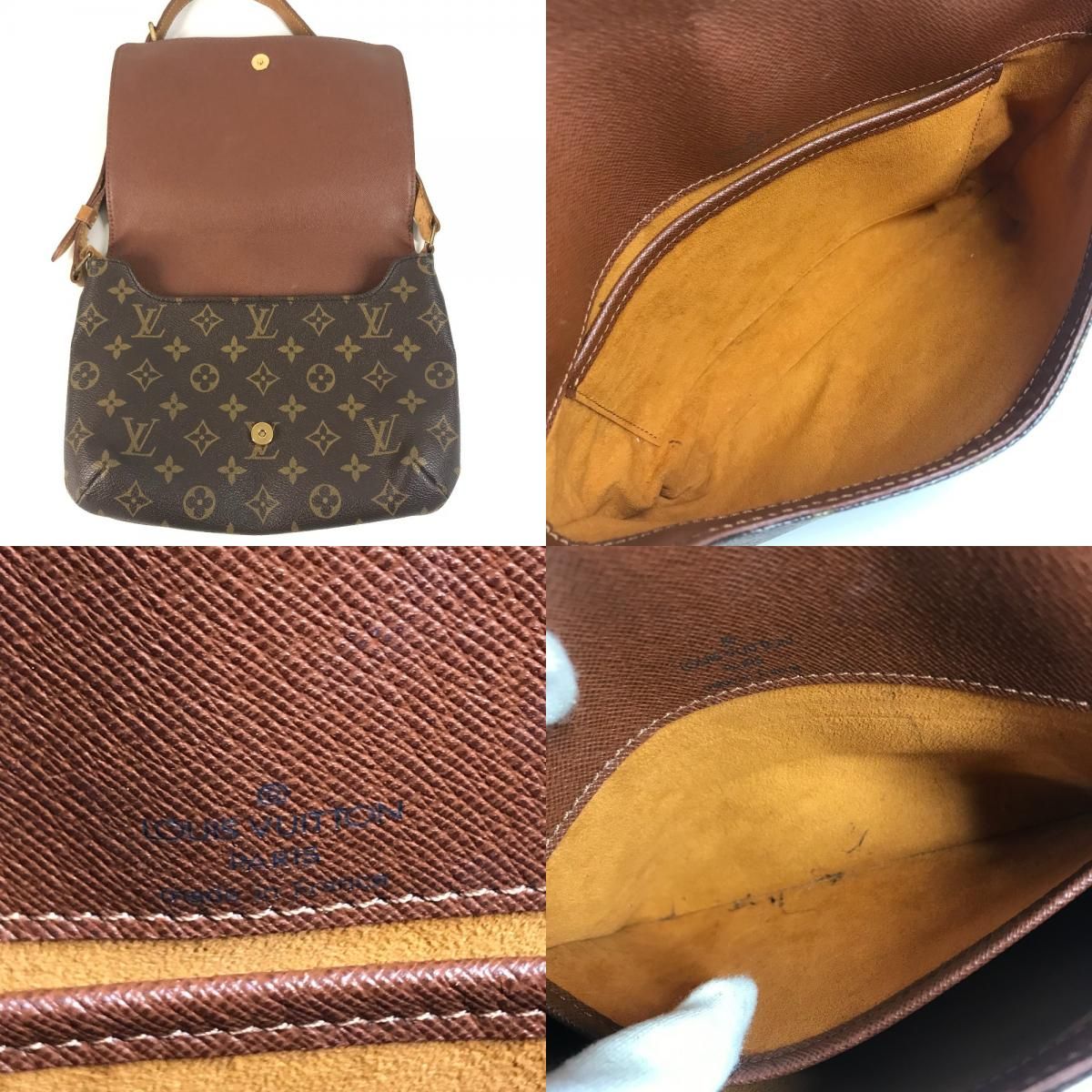 Louis Vuitton Shoulder Bag Musette Tango Monogram Canvas Brown — view 8