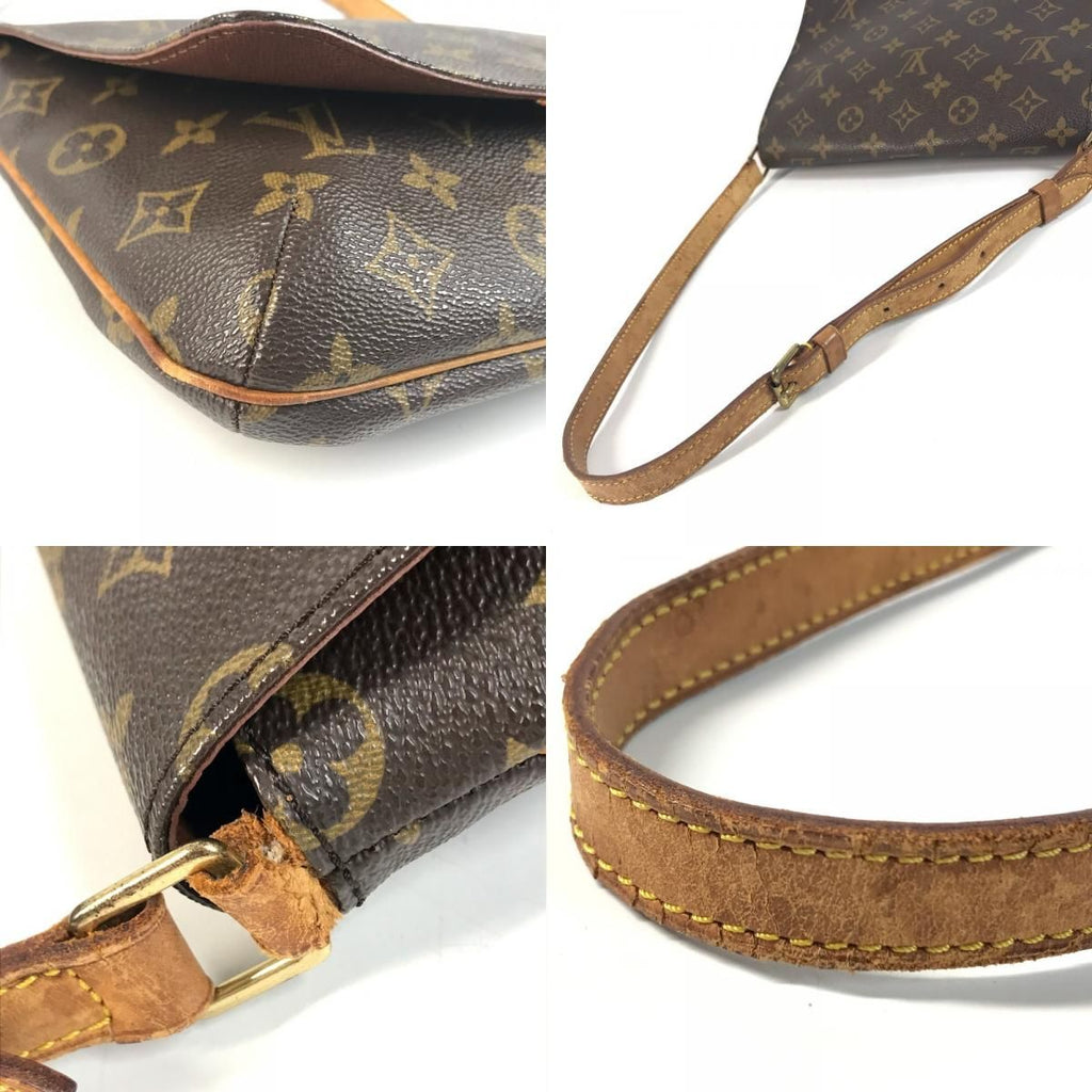 Louis Vuitton Shoulder Bag Musette Tango Monogram Canvas Brown — view 7