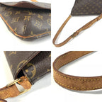Louis Vuitton Shoulder Bag Musette Tango Monogram Canvas Brown — view 7