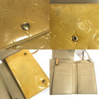 Louis Vuitton Walker Pochette Monogram Vernis Canvas Beige Pouch — view 8