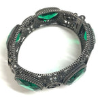 Gucci Bangle Interlocking Stone Bijou Silver Bracelet — view 7