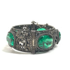 Gucci Bangle Interlocking Stone Bijou Silver Bracelet — view 4