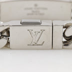 Louis Vuitton Chain Bracelet Monogram Metal Silver — view 8