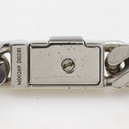 Louis Vuitton Chain Bracelet Monogram Metal Silver — view 7