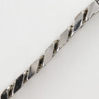 Louis Vuitton Chain Bracelet Monogram Metal Silver — view 6