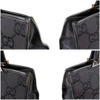 Gucci Jackie Tote GG Canvas Line Black — view 4