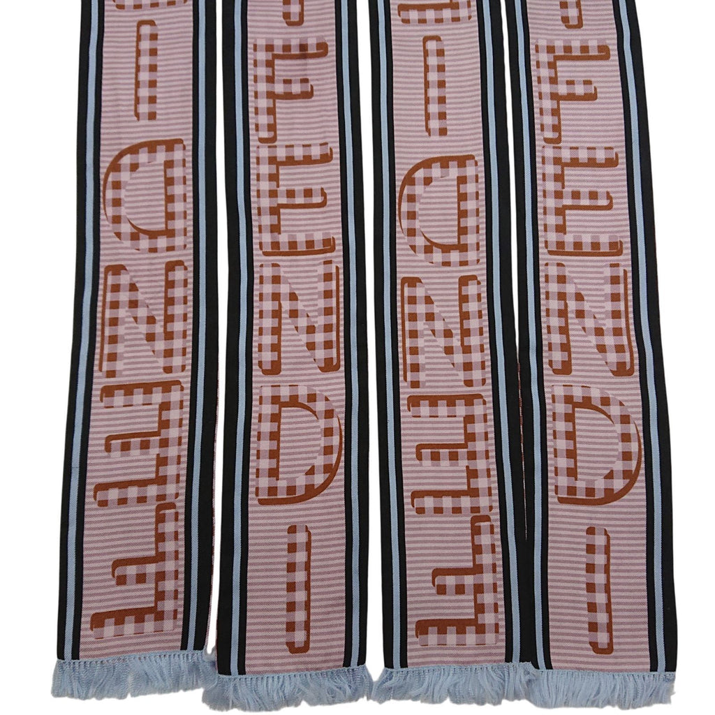 Fendi Wrappy Twilly 100% Silk Scarf — view 5