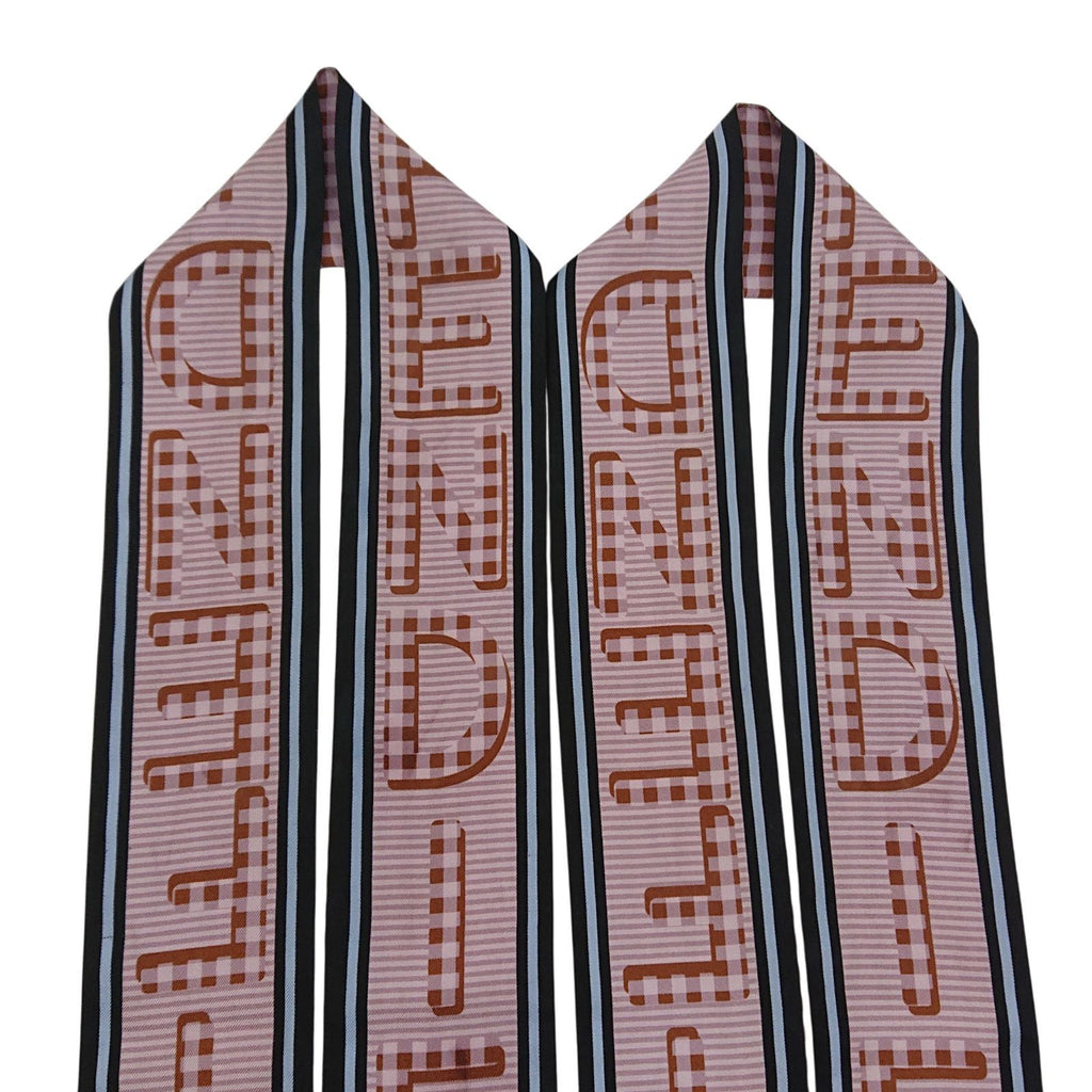 Fendi Wrappy Twilly 100% Silk Scarf — view 4