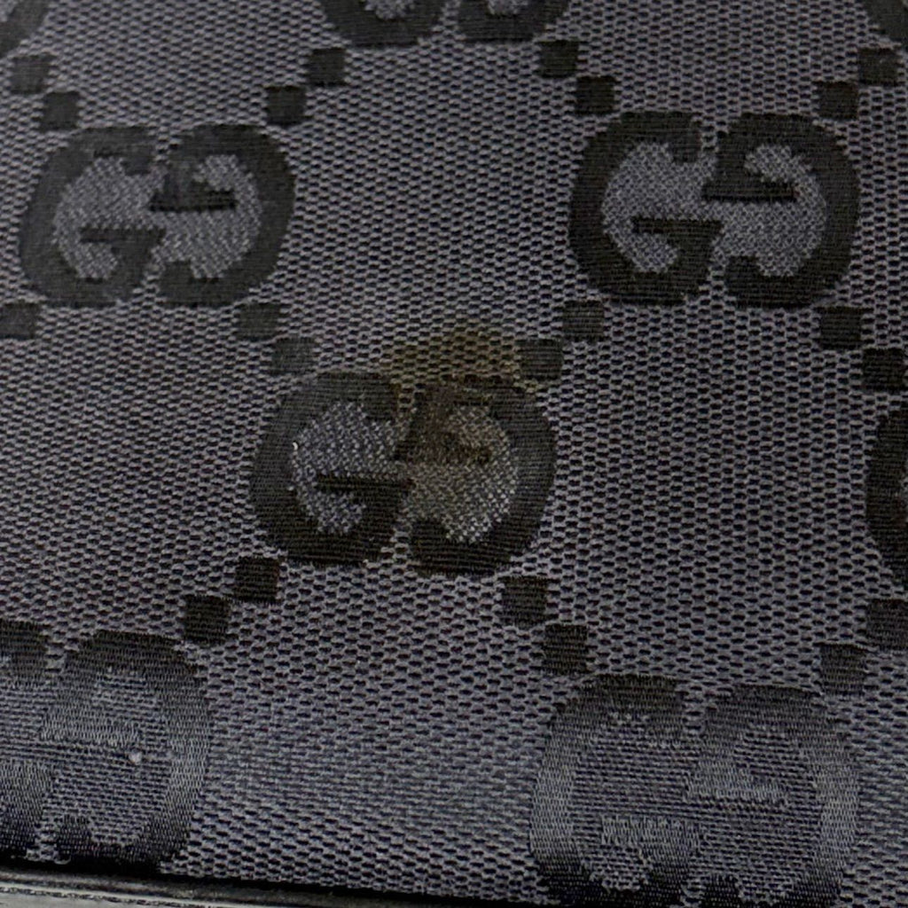 Gucci Jackie Tote GG Canvas Line Black — view 7