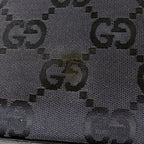Gucci Jackie Tote GG Canvas Line Black — view 7