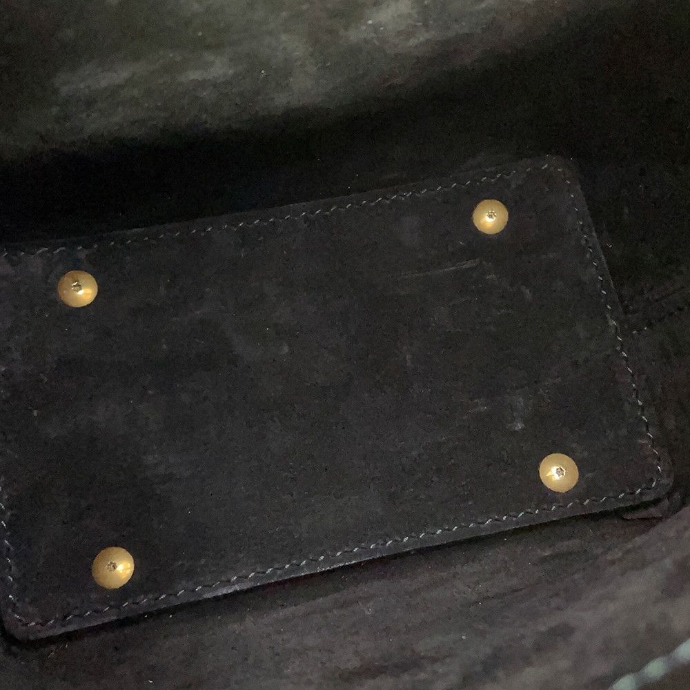 Saint Laurent Paris le 37 Mini Bucket Bag Calf Leather Black 2-Way — view 8