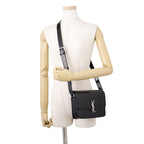 Saint Laurent Paris Shoulder Bag Solferino Patent Leather Black — view 4