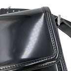 Saint Laurent Paris Shoulder Bag Solferino Patent Leather Black — view 8